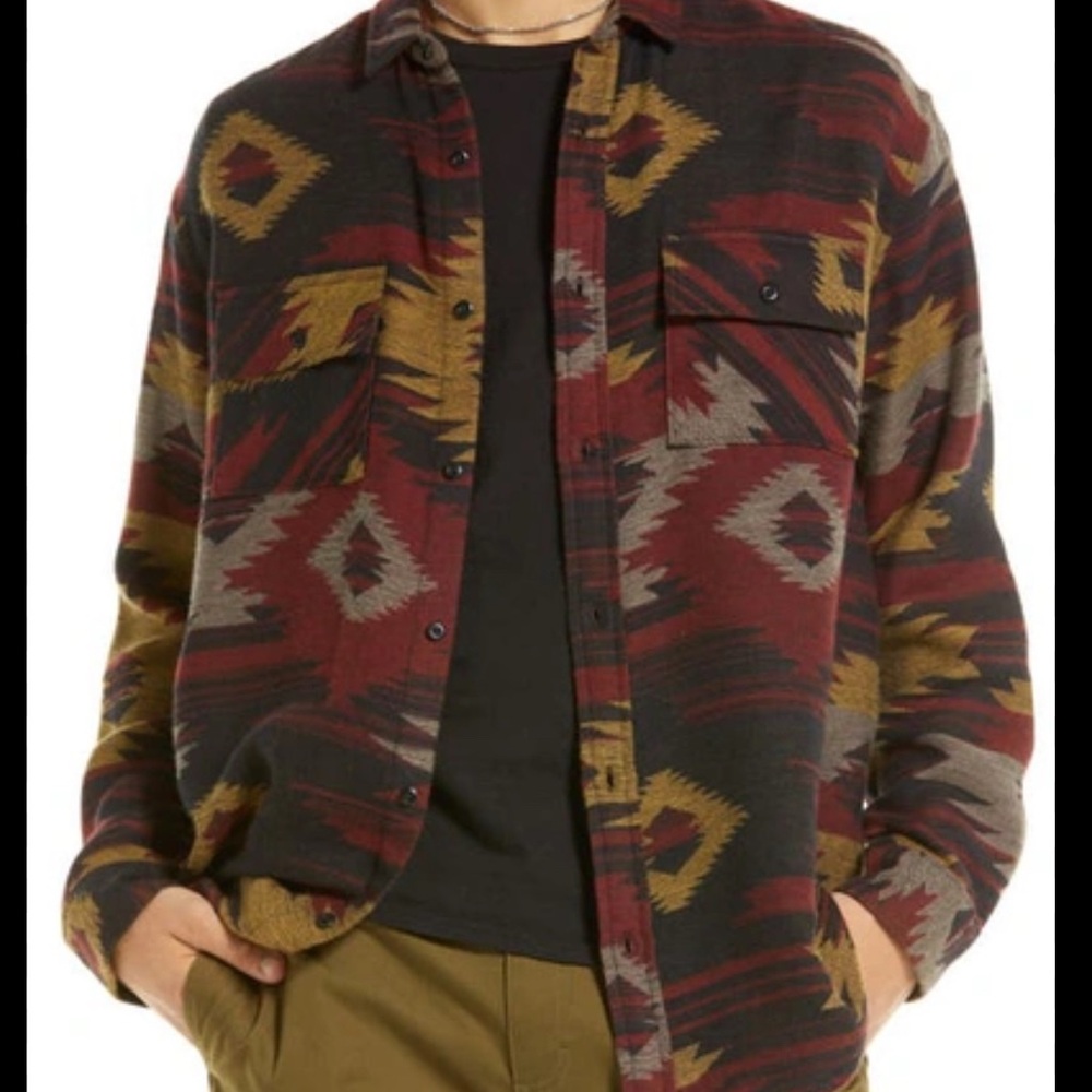 BP. Blanket Jacquard Shirt Jacket